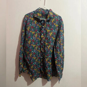 Polo Ralph Lauren 100 cotton stretch Classic Fit Button Up Shirt  Floral